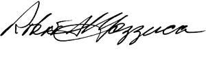 Robert Mazzuca signature
