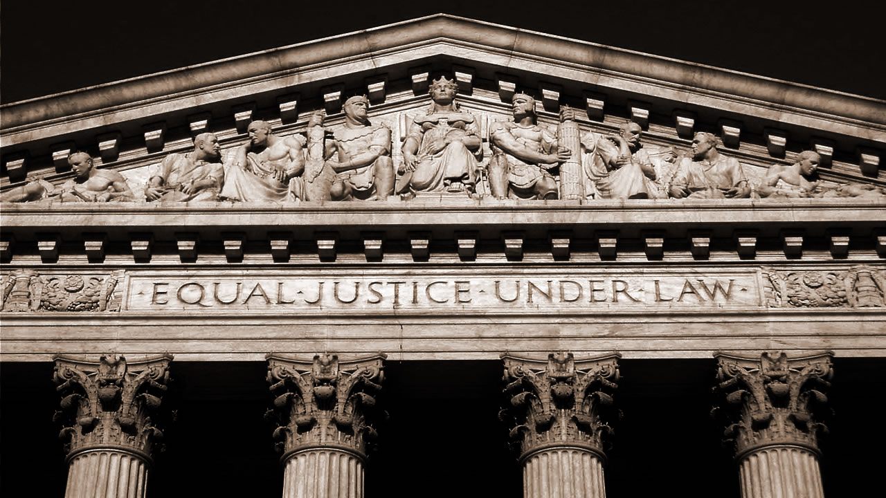 Equal Justice Under Law, the West Pediment of the U.S. Supreme court. AAPF image