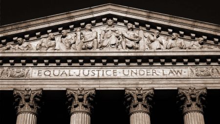 Equal Justice Under Law, the West Pediment of the U.S. Supreme court. AAPF image