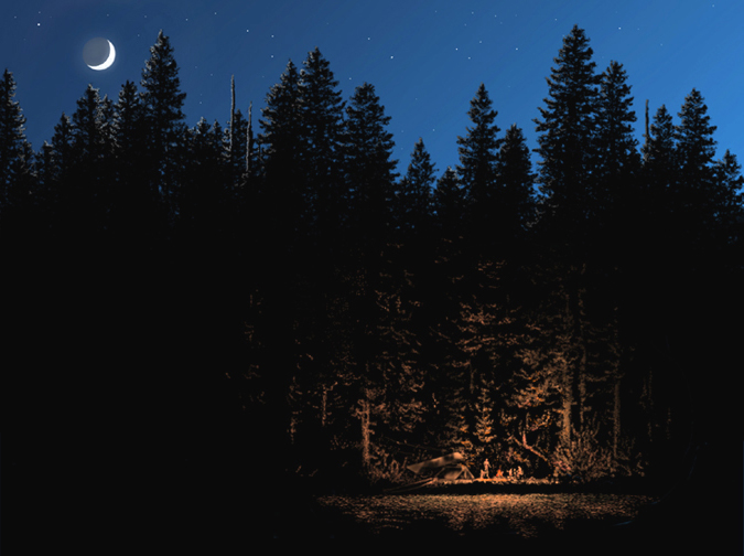 Campfire, by Carl Buell.  Copyright Carl Buell, all rights reserved; used with permission