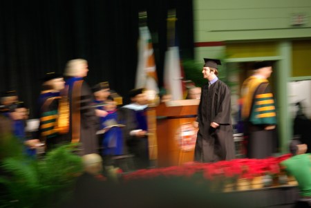Kenny Darrell, Graduation at UT-Dallas 12-19-2009