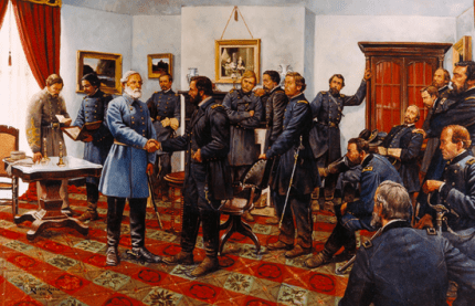 The Surrender, by Keith Rocco - image from National Park Service