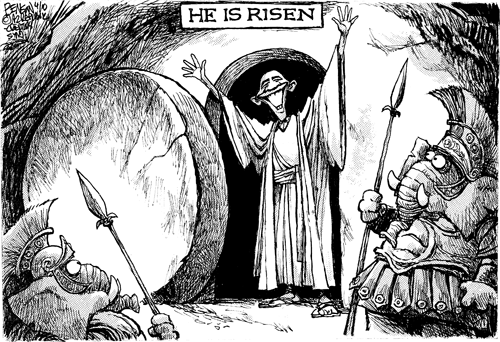 Steve Benson in the Arizona Republic, on the Affordable Care Act and President Obama, April 2, 2010