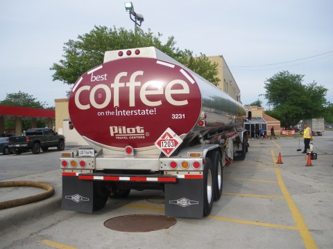 Pilot Truck Stops' coffee truck