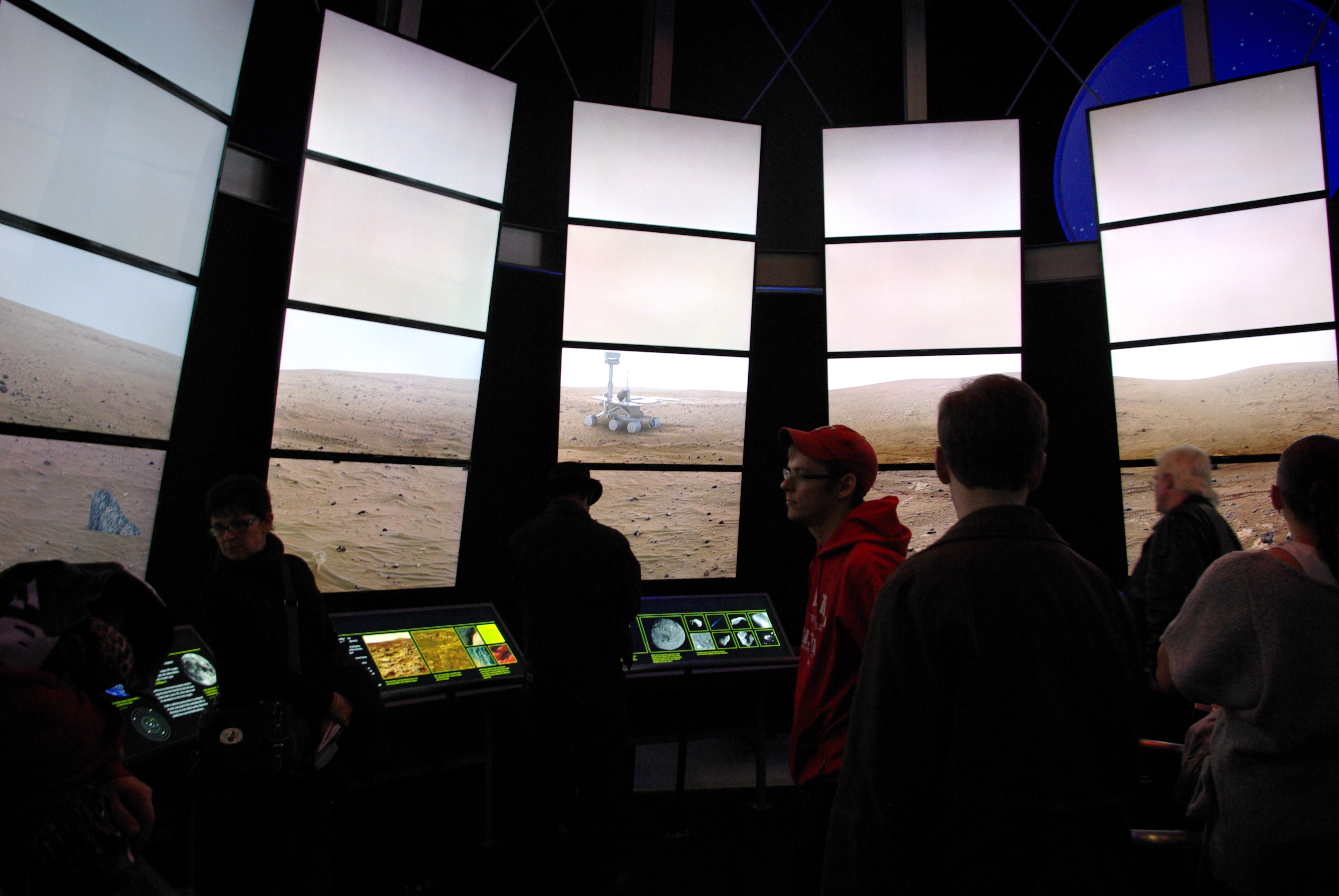 Visitors to the Perot Museum of Nature and Science, Dallas