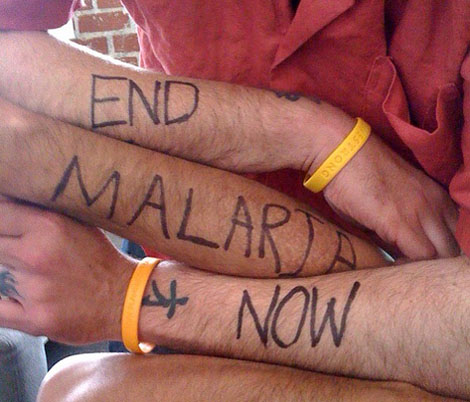 "End Malaria Now" demonstration from Jolkona.org, Seattle