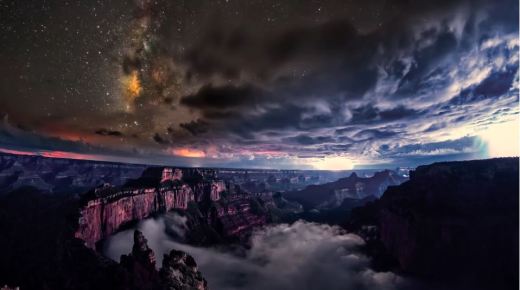 Screen capture from the film, "Kaibab Elegy," by filmmakers Gavin Heffernan and Harun Mehmedinović, in Grand Canyon National Park.