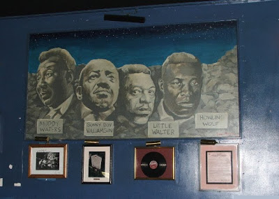 Mount Bluesmore, in the old Legends venue: Muddy Waters, Sonny Boy Williamson, Little Walter, and Howlin' Wolf.