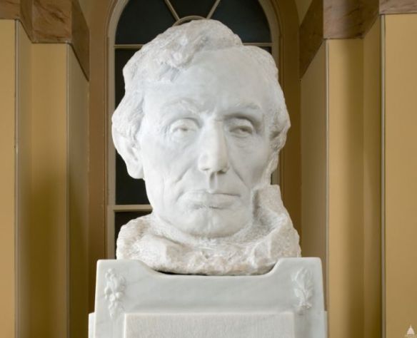 Gutzon Borglum’s 1908 bust of Abraham Lincoln in the Crypt of the U.S. Capitol – Architect of the Capitol photo